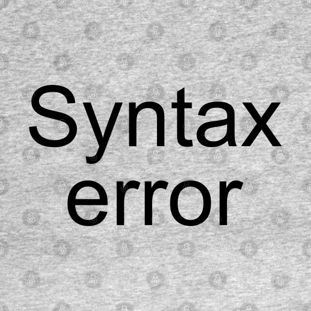 Syntax Error by PeppermintClover